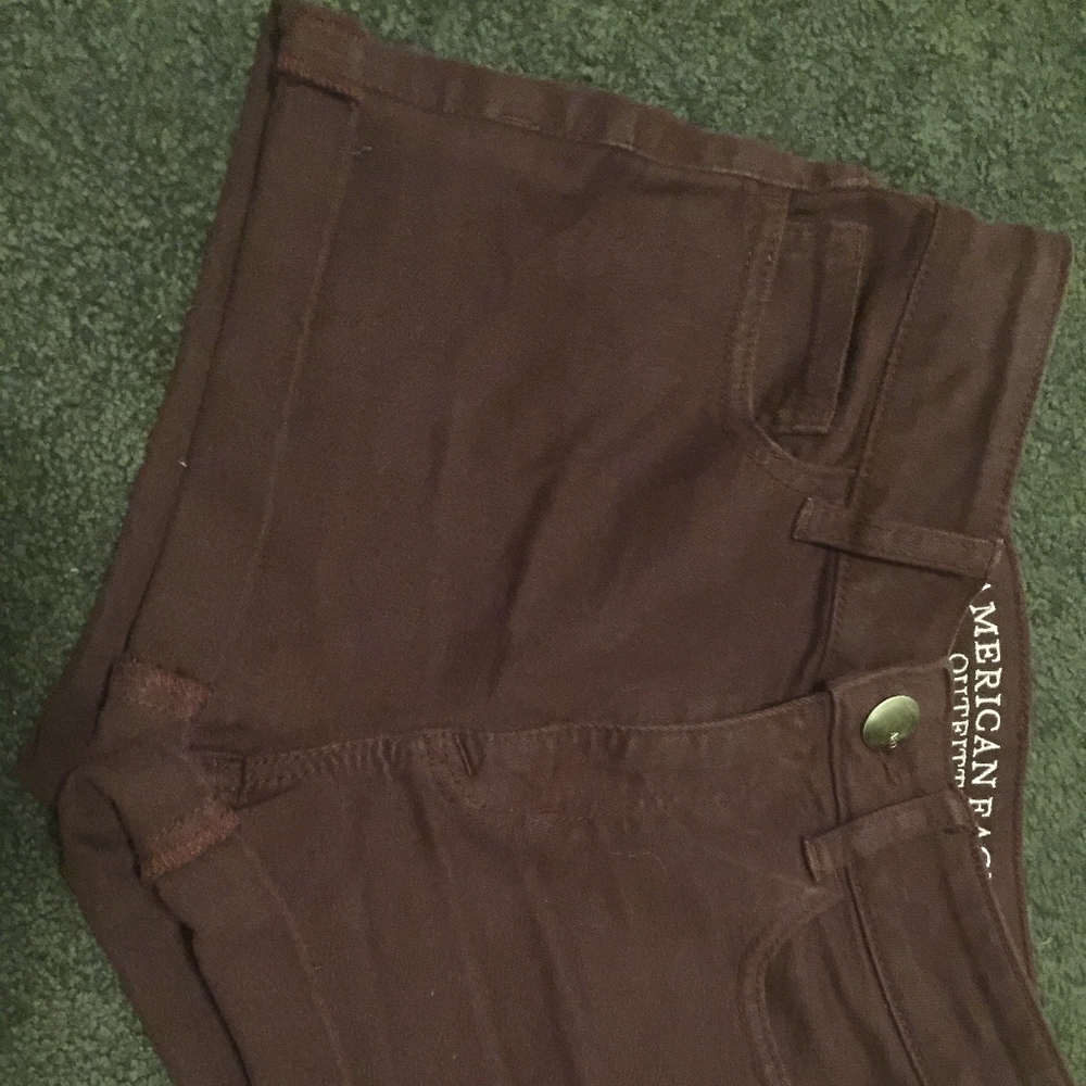 maroon American outfitters shorts